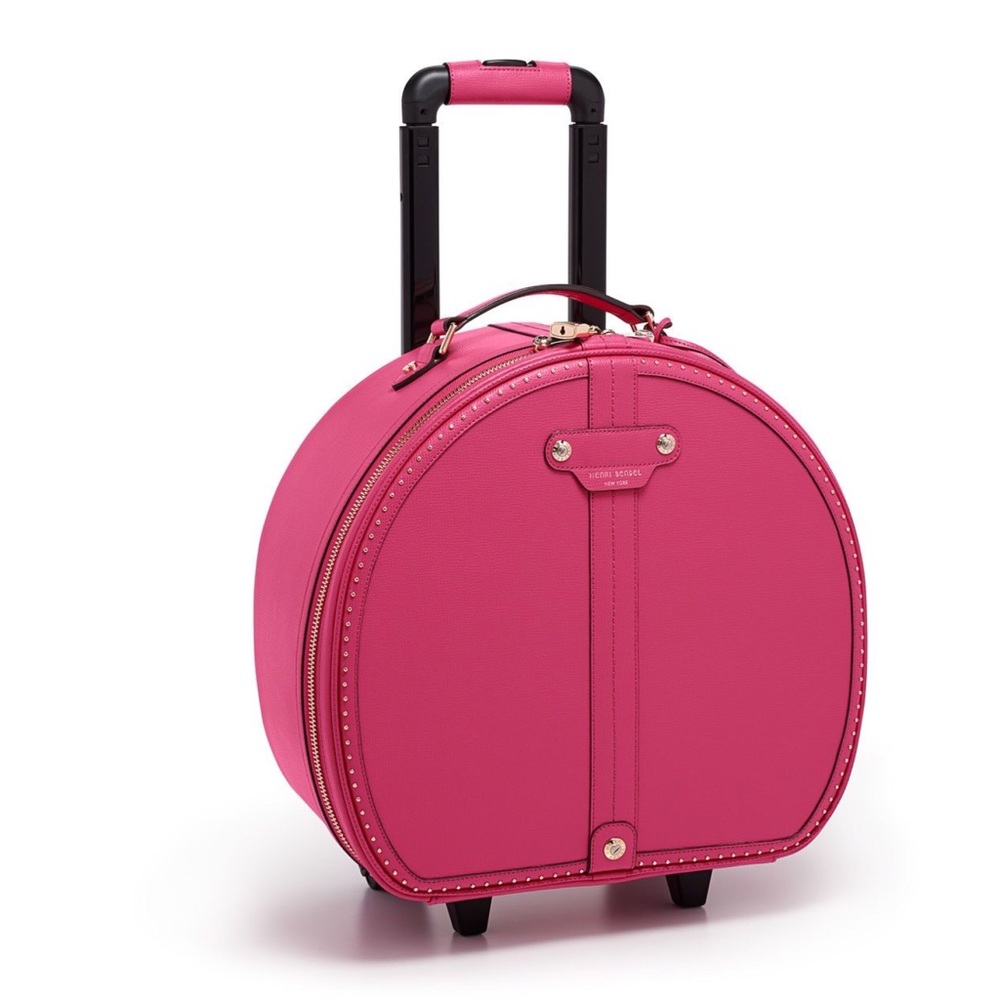 Henri Bendel Pink Hatbox Travel Wheelie - Suitcase